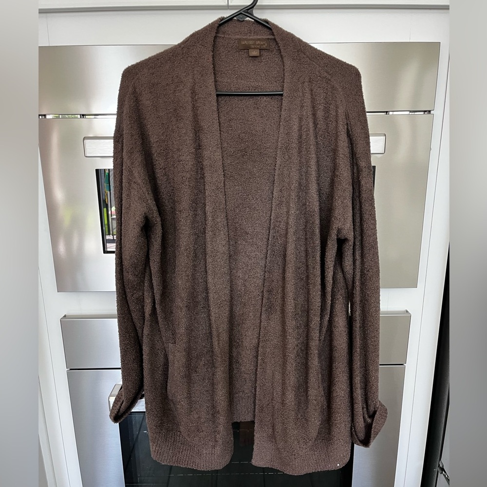 Barefoot Dreams Chocolate Cardigan Sweater